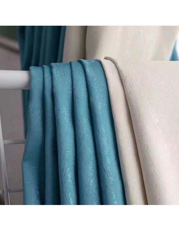 High precision curtain shading bedroom sunshade sunscreen heat insulation shading new product 2022 French window window