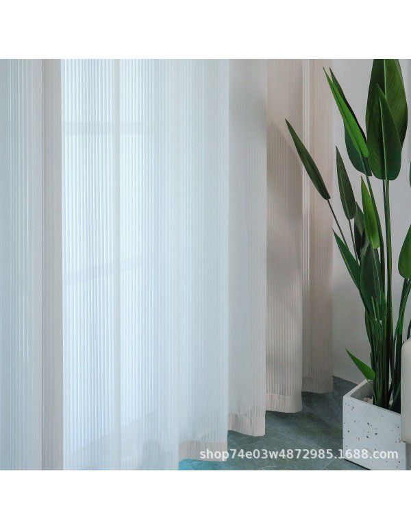 3.4 Door width, shutter, screen curtain, vertical stripe, screen curtain, modern simple curtain, light tight, window screen, floating window, balcony