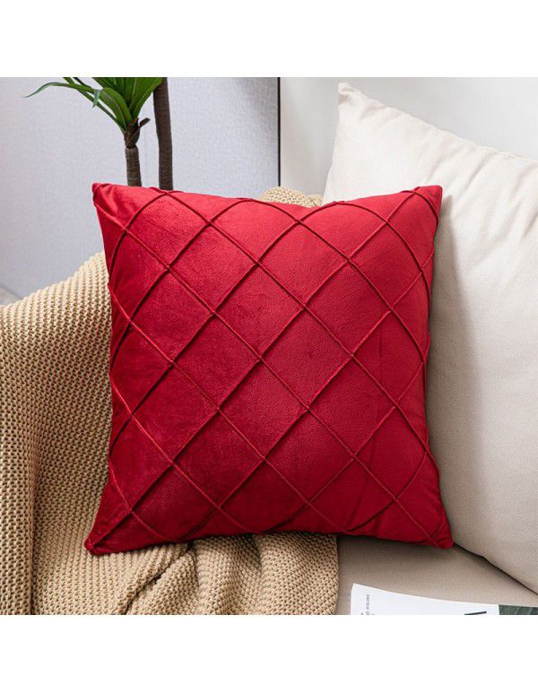 Sofa pillow Dutch velvet pillow Home sofa upholstery pillow case Cross border popular Amazon pillow ins