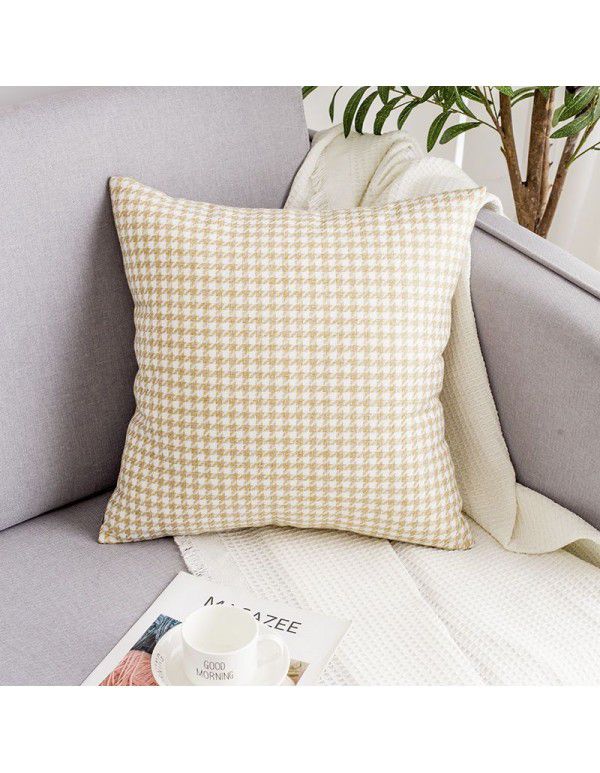 Qianniaoche Pillow Case Nordic ins Light Luxury Bedhead Pillow Backrest Cushion Car Waist Pillow Sofa Pillow Wholesale