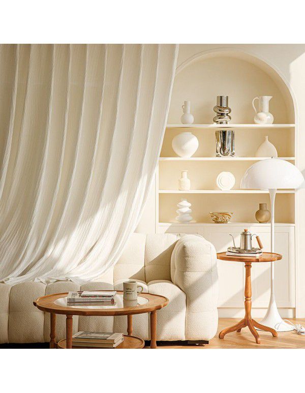 New Yuelong gauze swallow tail gauze curtain, light tight French luxury balcony gauze, window screen