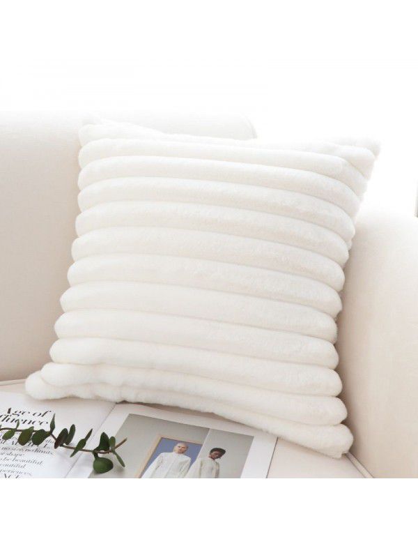 Spring New Love Pillow Cover Net Red Flower Cushion Cover Living Room Sofa Bed Pillow White Cloud Waist Pillow
