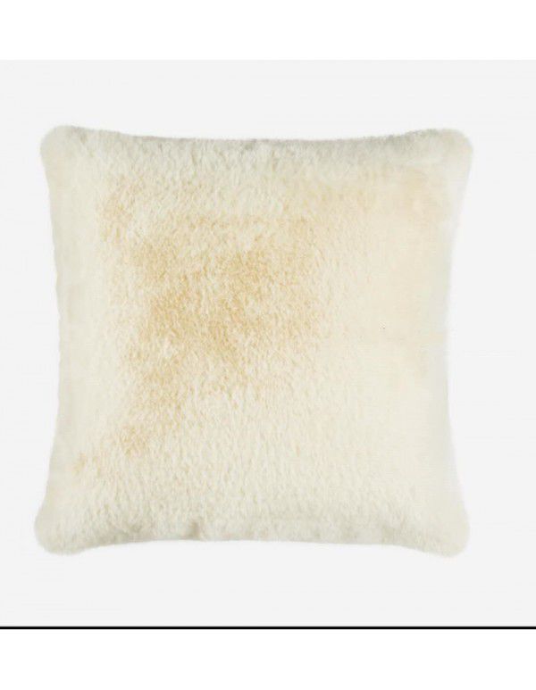 Rabbit hair imitation throw pillow ins window cushion sofa cushion