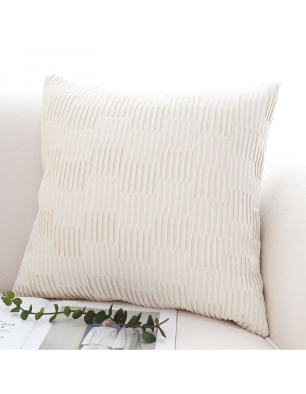 Spring New Love Pillow Cover Net Red Flower Cushion Cover Living Room Sofa Bed Pillow White Cloud Waist Pillow