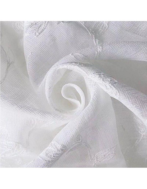 Screen curtain, white sand, gauze, window screen, lace, mesh, curtain, window, balcony, white transparent, transparent, white gauze