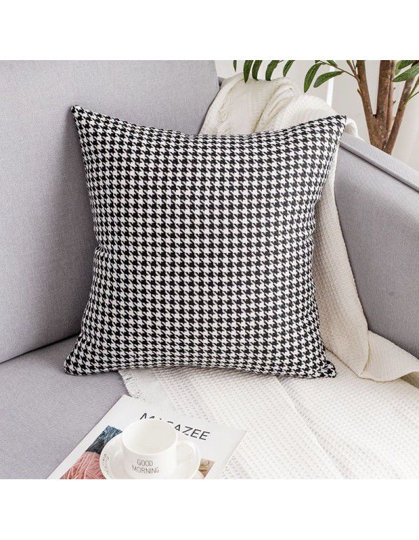 Qianniaoche Pillow Case Nordic ins Light Luxury Bedhead Pillow Backrest Cushion Car Waist Pillow Sofa Pillow Wholesale