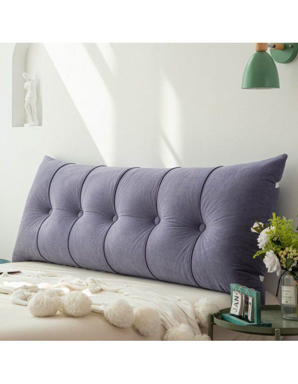 Bed back, bedside cushion, pillow, rectangular large backrest, sofa, waist protector, soft bag, bedroom tatami, removable and washable
