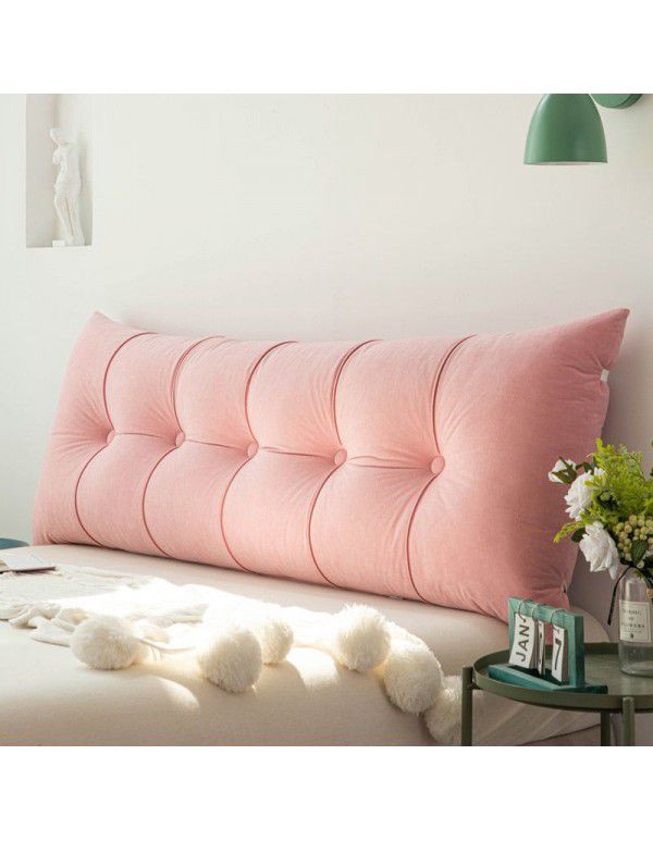 Bed back, bedside cushion, pillow, rectangular large backrest, sofa, waist protector, soft bag, bedroom tatami, removable and washable