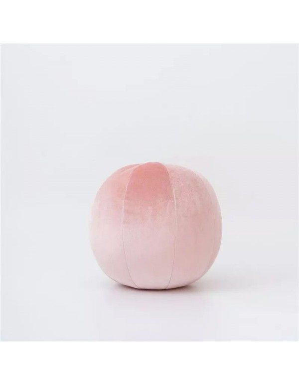 Velvet round ball cushion Throw pillow Waist pillow Pillow ball pillow Nap lovely leisure cushion camera