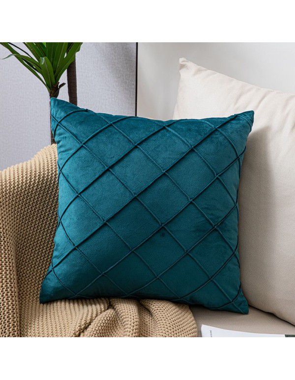 Sofa pillow Dutch velvet pillow Home sofa upholstery pillow case Cross border popular Amazon pillow ins