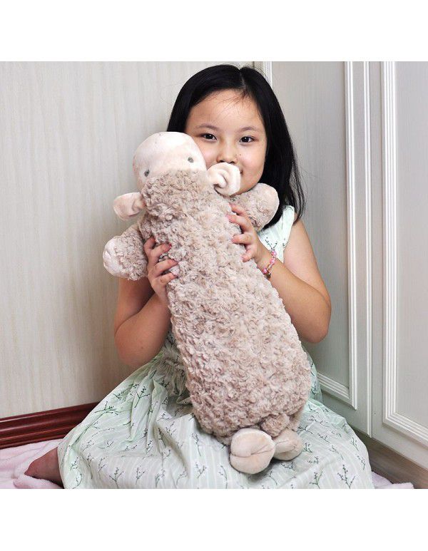 Exported to South Korea Single Little Sheep Doll Pillow Lovely Round Ball Sheep Plush Toy Comfort Puppy Sheep Pillow Doll