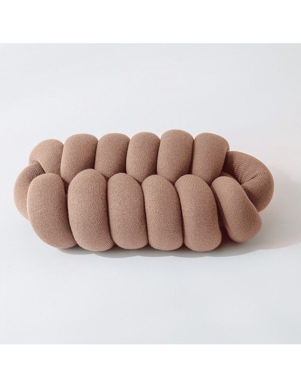 Ruijing Textile Fiona INS New knotted pillow with core waist pillow Office nap pillow excluding tax