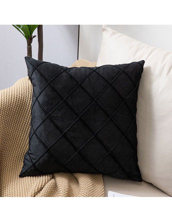 Sofa pillow Dutch velvet pillow Home sofa upholstery pillow case Cross border popular Amazon pillow ins