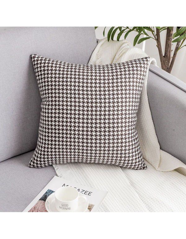 Qianniaoche Pillow Case Nordic ins Light Luxury Bedhead Pillow Backrest Cushion Car Waist Pillow Sofa Pillow Wholesale