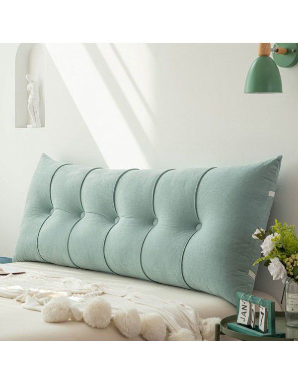 Bed back, bedside cushion, pillow, rectangular large backrest, sofa, waist protector, soft bag, bedroom tatami, removable and washable