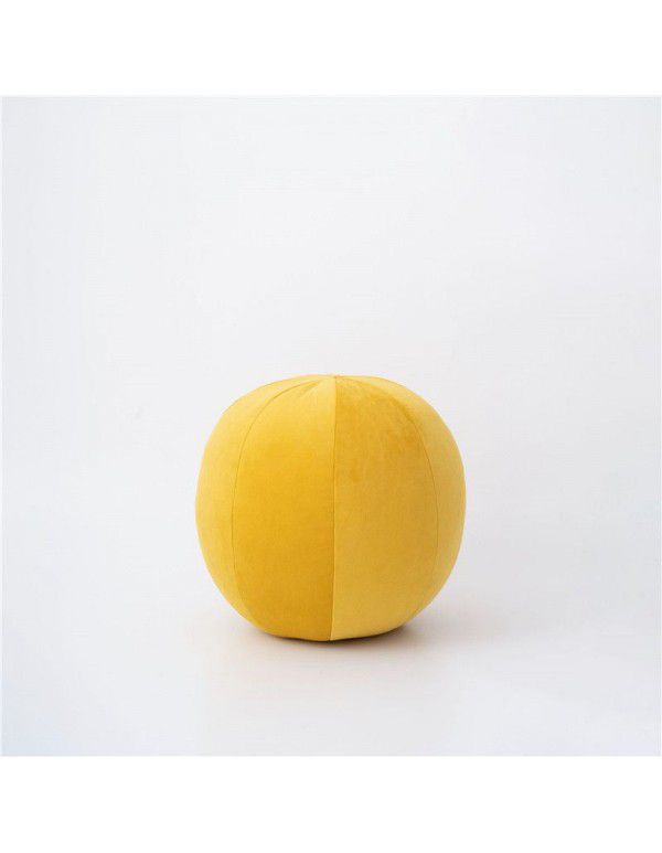 Velvet round ball cushion Throw pillow Waist pillow Pillow ball pillow Nap lovely leisure cushion camera