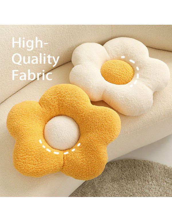 Simple ins Flower Throw Pillow Home Sofa Cushion Throw Pillow Model Room Soft Cushion Shaped Side Sleeping Pillow Wholesale