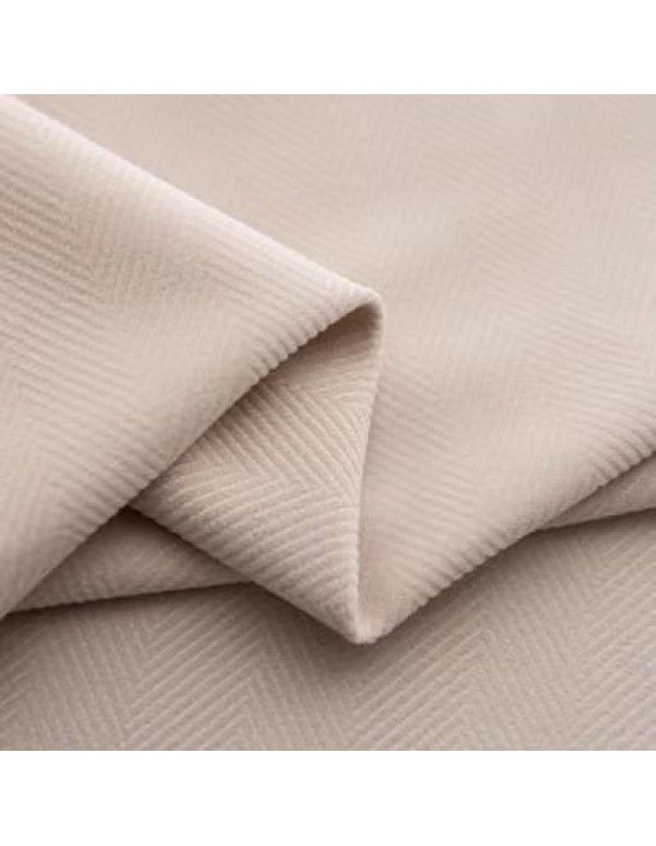 Herringbone texture Matcha green curtain small red book living room bedroom shading velvet curtain cloth Nordic retro
