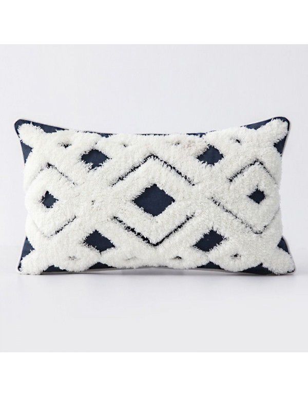 Home stay home decoration Ethnic style cushion headboard ins Moroccan lace tassel tufted pillow pillowcase