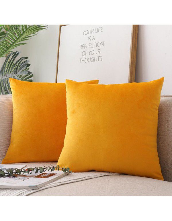 Cross border ins Nordic Throw Pillow Square Cushion Sofa Throw Pillow Rectangle Backrest Cushion Velvet Throw Pillow Case