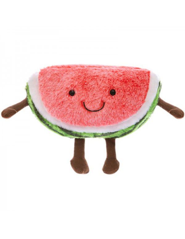 Fruit doll Apple plush toy doll Watermelon cherry children small puppet pillow comforting baby gift girl