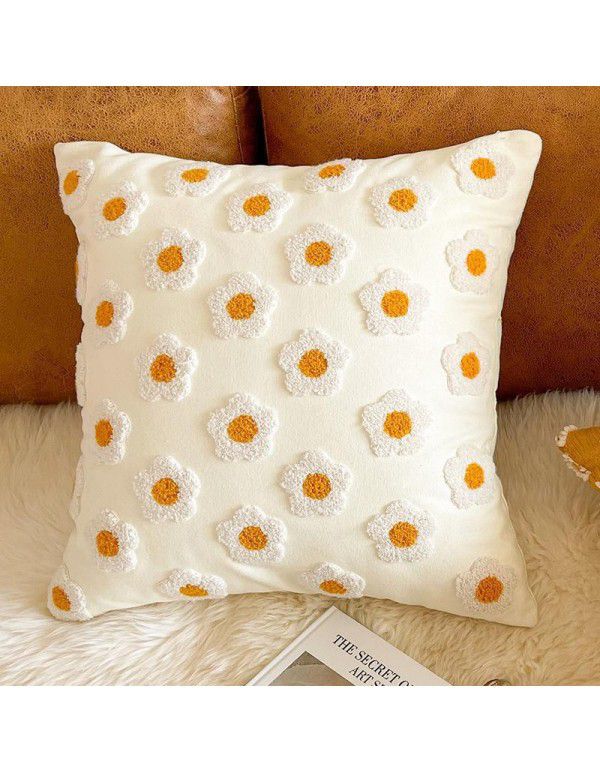 Nordic luxury ins retro chessboard style pillow, thousand bird style pillow case, sofa, living room, model room, bedside pillow