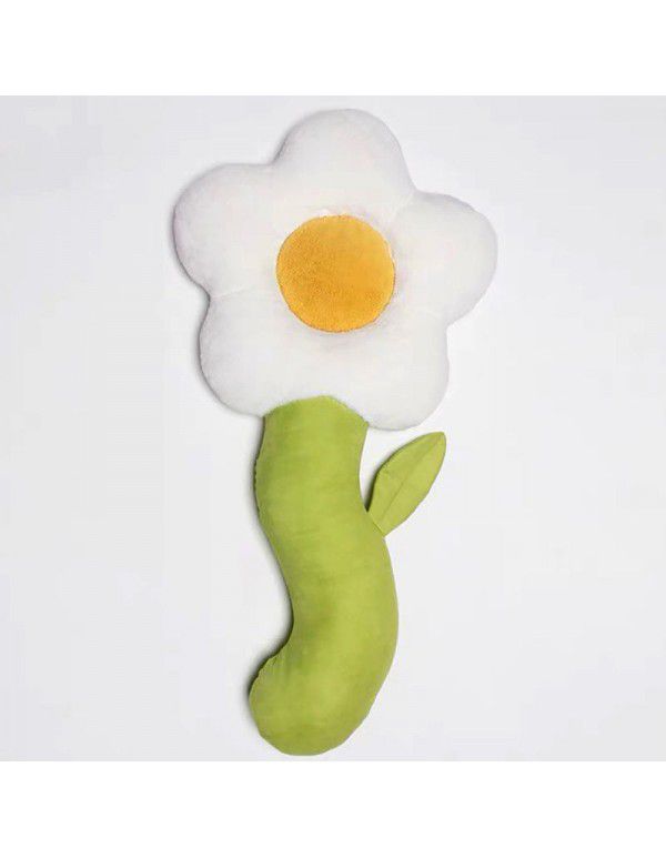 One big flower in stock, sun flower, long throw pillow, female sleep, clip leg flower sofa, waist pillow, cushion