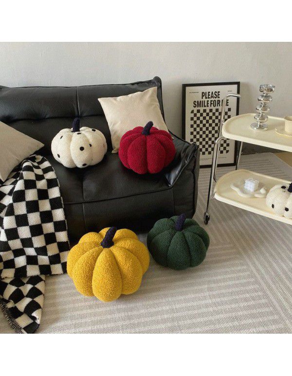 Ins Nordic luxury style Podot pumpkin pillow sofa cushion plush pumpkin doll home soft decoration