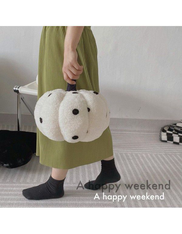 Ins Nordic luxury style Podot pumpkin pillow sofa cushion plush pumpkin doll home soft decoration