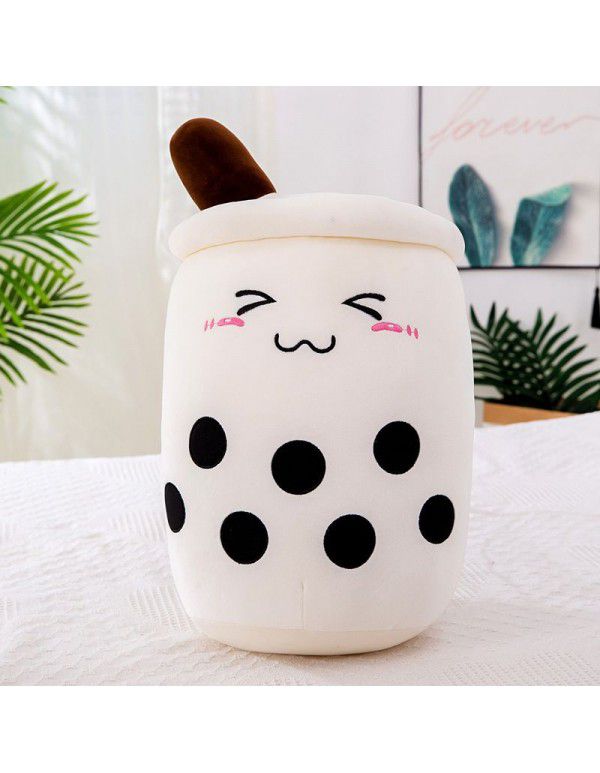 Simulated fruit milk tea cup pillow plush toy large pearl milk tea doll doll gift cross-border trade