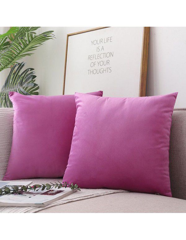 Cross border ins Nordic Throw Pillow Square Cushion Sofa Throw Pillow Rectangle Backrest Cushion Velvet Throw Pillow Case