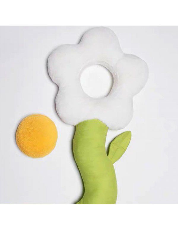 One big flower in stock, sun flower, long throw pillow, female sleep, clip leg flower sofa, waist pillow, cushion