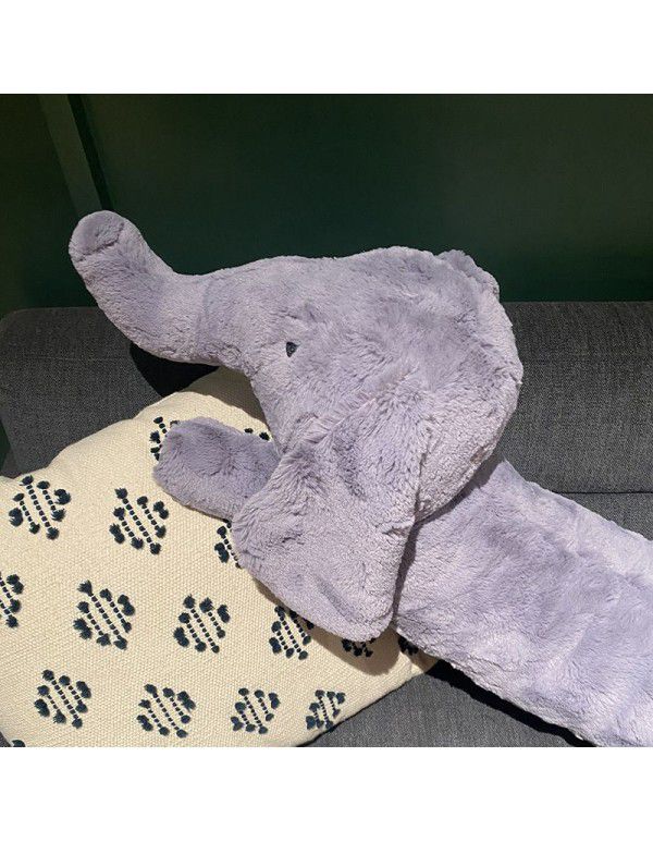Purple Grey Elephant Pillow Girl Sleeps Long Pillow Headrest Cushion Pillow Nap Pillow Sleeping Leg Clamping Pillow Lumbar Pillow