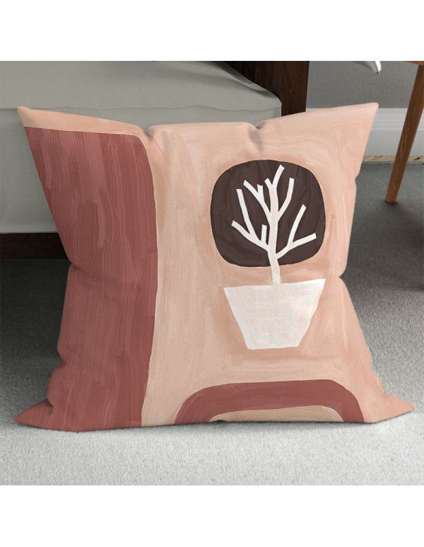 Sunflower retracts and inserts vase ins style optimized decorative pillow Nordic small fresh sofa bed backrest pillow