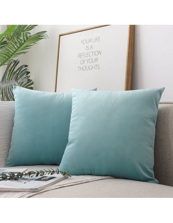 Cross border ins Nordic Throw Pillow Square Cushion Sofa Throw Pillow Rectangle Backrest Cushion Velvet Throw Pillow Case