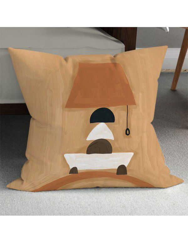 Sunflower retracts and inserts vase ins style optimized decorative pillow Nordic small fresh sofa bed backrest pillow