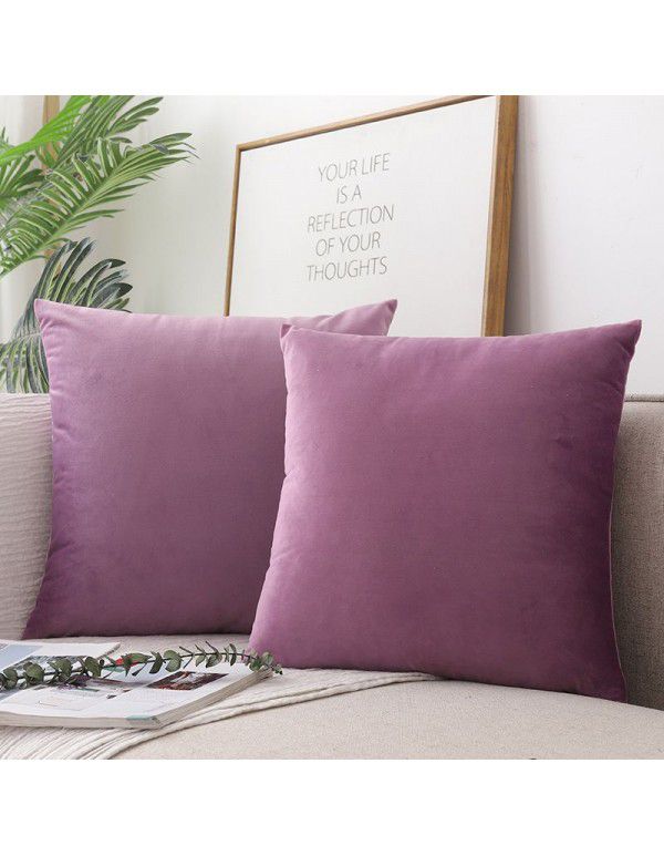 Cross border ins Nordic Throw Pillow Square Cushion Sofa Throw Pillow Rectangle Backrest Cushion Velvet Throw Pillow Case