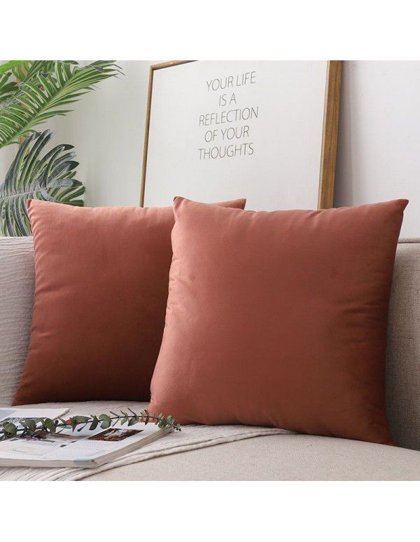Cross border ins Nordic Throw Pillow Square Cushion Sofa Throw Pillow Rectangle Backrest Cushion Velvet Throw Pillow Case