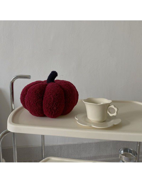 Ins Nordic luxury style Podot pumpkin pillow sofa cushion plush pumpkin doll home soft decoration