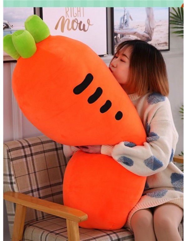 Factory Produces Cute Carrot Pillow Doll Lazy Man Rest Strip Pillow Plush Toy Doll Birthday Gift