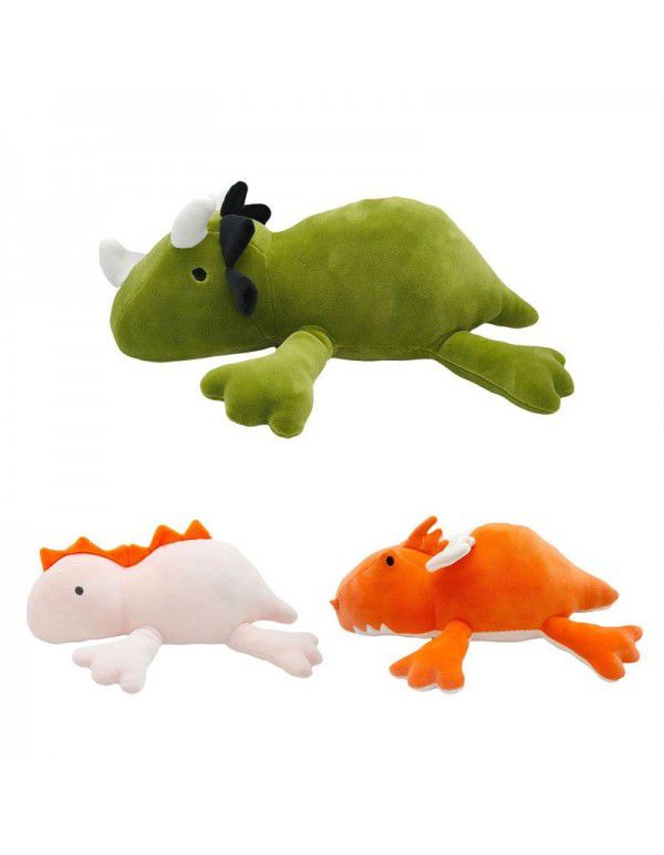 Cross border New WeightedPlush Doll Triangle Dragon Doll Dinosaur Doll Plush Toy Throwing Pillow Gift