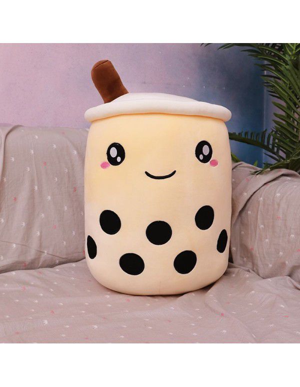 Simulated fruit milk tea cup pillow plush toy large pearl milk tea doll doll gift cross-border trade