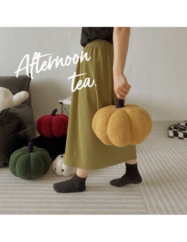 Ins Nordic luxury style Podot pumpkin pillow sofa cushion plush pumpkin doll home soft decoration