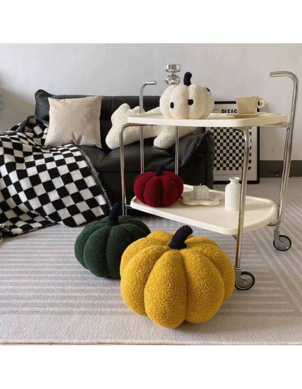 Ins Nordic luxury style Podot pumpkin pillow sofa cushion plush pumpkin doll home soft decoration