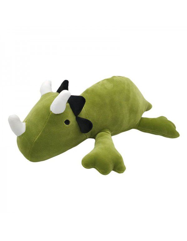Cross border New WeightedPlush Doll Triangle Dragon Doll Dinosaur Doll Plush Toy Throwing Pillow Gift