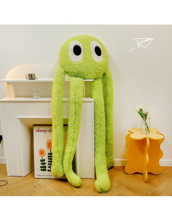 Cute long legged octopus pillow plush toys for girls to accompany sleeping in bed pillow cute family home decoration manufacturers wholesale