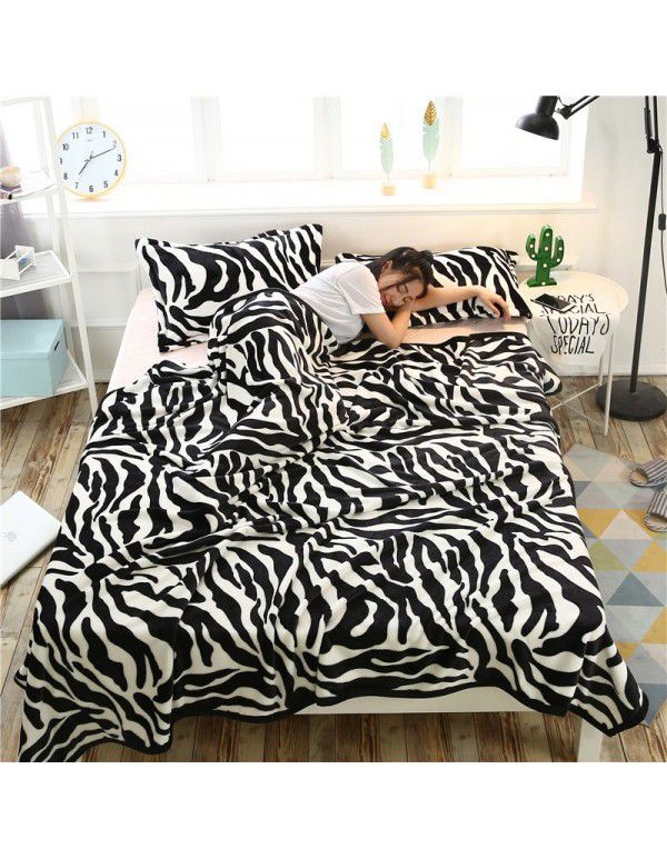 Marten blanket flannel summer nap blanket blanket blanket bed sheet student bed single double air-conditioned blanket