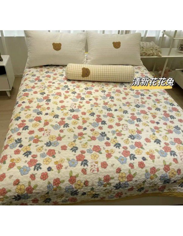 Winter Teddy plush thickened milk wool blanket bedding straight edge milk wool thickened bed blanket