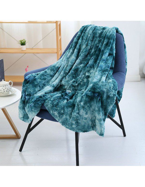Cross border blanket PV velvet blanket Long wool crystal blanket Foreign trade shawl blanket Amazon
