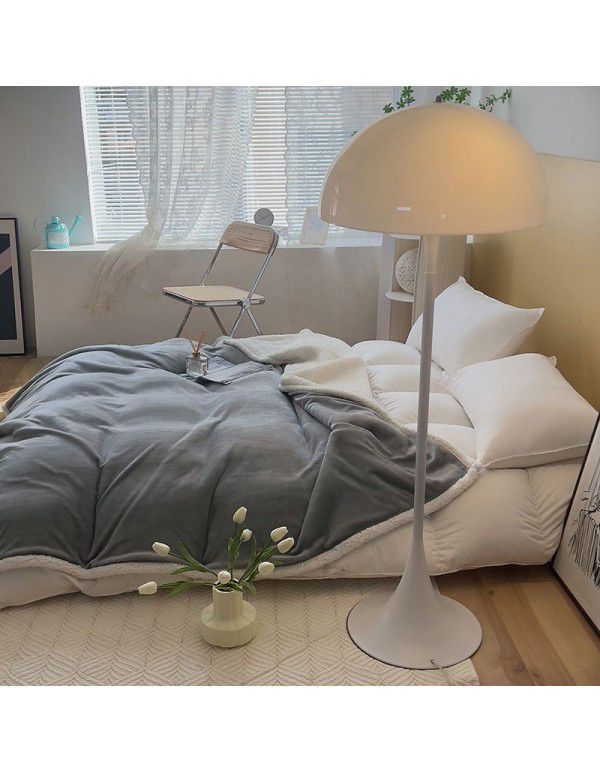 New flannel blanket Double layer cashmere blanket Farad blanket Wholesale pure polar blanket